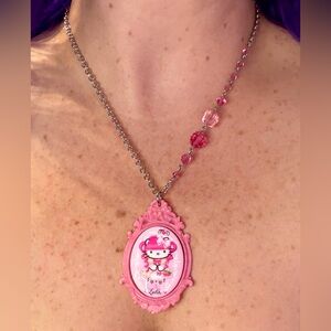Tarina Tarantino Pink Hello Kitty Lolita Necklace *Rare Sold Out Collection*